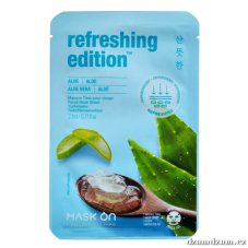 Obličejová maska regenerační Mask on - Soothing (Aloe)