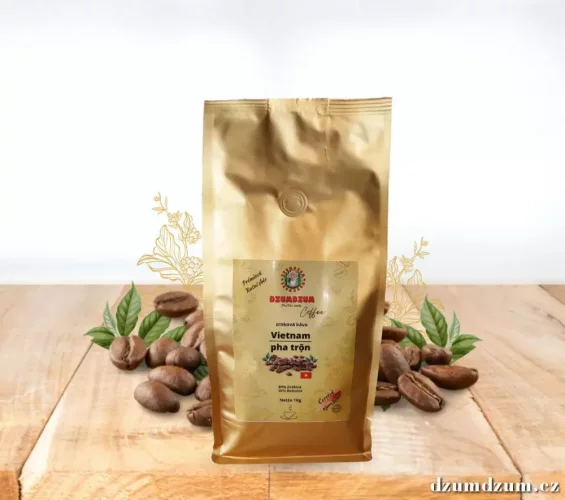 Zrnková káva Pha tron 80% Arabika 20% Robusta Vietnam - Balení: 250 g