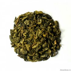 Sypaný čaj Gunpowder - Máta - ochucený zelený