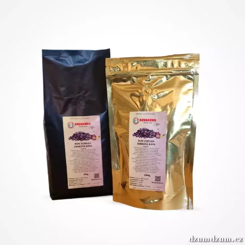 Zrnková káva-Rum vanilka - Balení: 500 g