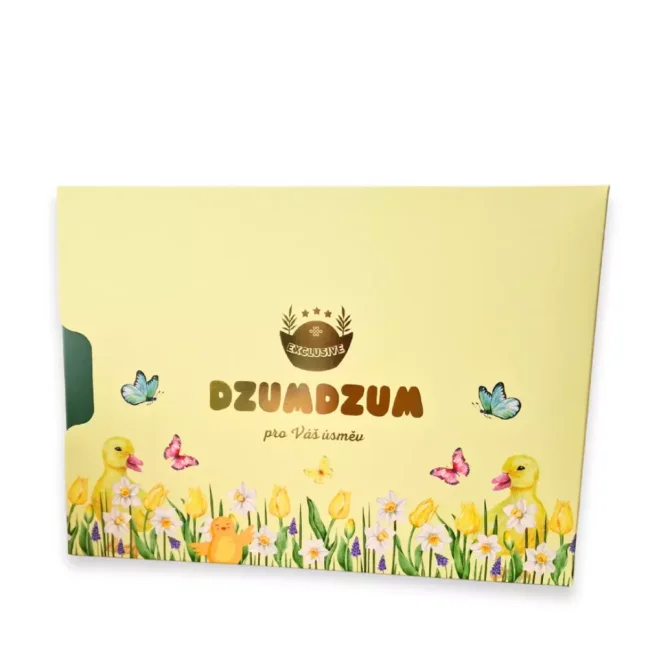 Dárkové balení čajů 6x50g - sypaný čaj - žlutý box