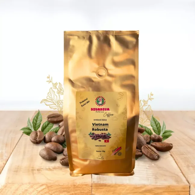 Zrnková káva Robusta Vietnam - Balení: 250 g