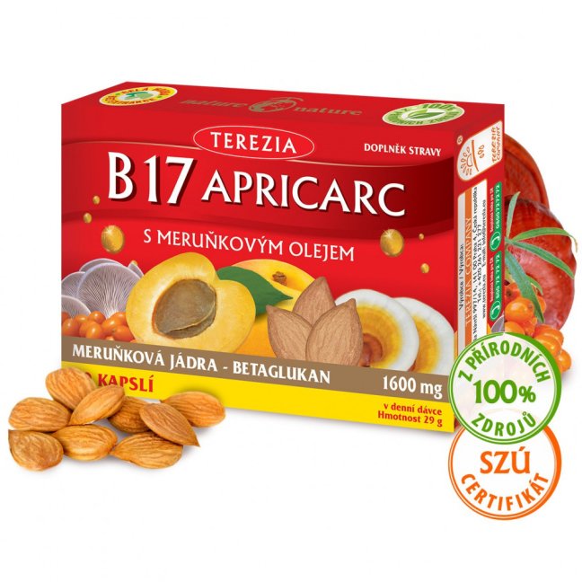 B17 Apricarc s meruňkovým olejem 60 kapslí