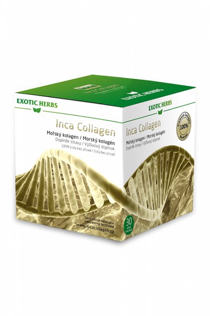 Inca Collagen Exotic Herbs - mořský kolagen 90g
