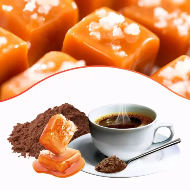Rozpustná káva s příchutí slaný karamel - Balení: 1 Kg