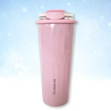 Termohrnek s brčkem - fialový