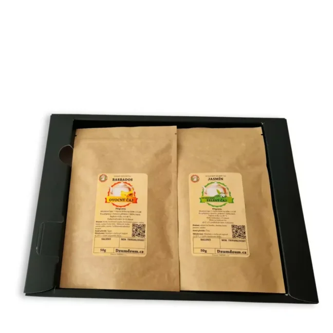 Dárkové balení čajů 6x50g - sypaný čaj - Exclusive box černý