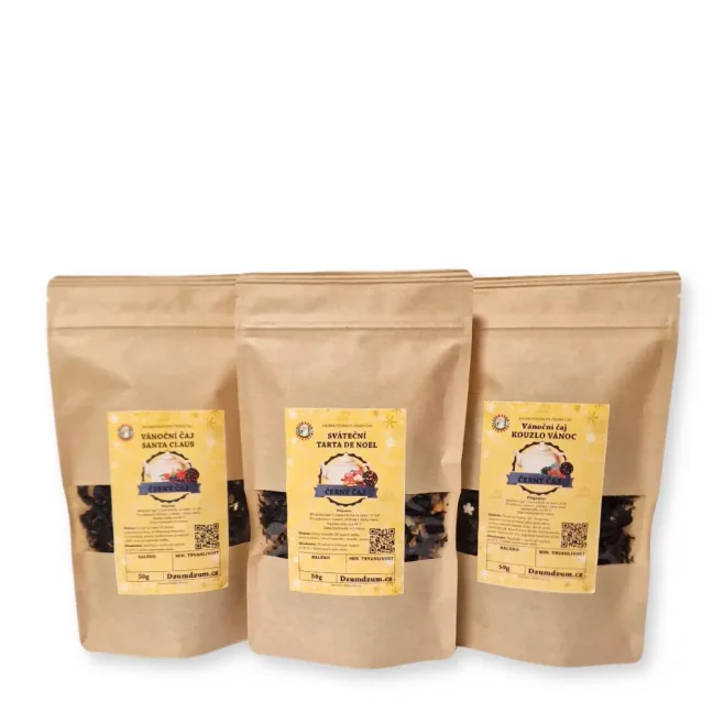 Sváteční TARTA DE NOEL (jablečný koláč) - čaj sypaný černý