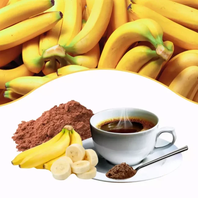 Rozpustná káva s příchutí Banánu - Balení: 1 Kg