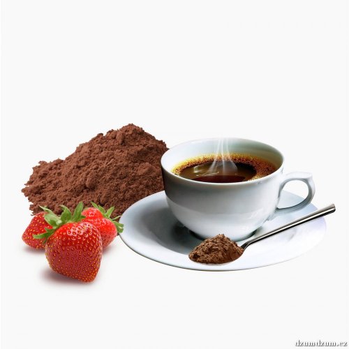 Rozpustná káva s příchutí jahod - Balení: 100 g