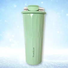 Termohrnek s brčkem - zelený