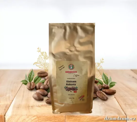 Zrnková káva Robusta Vietnam - Balení: 500 g