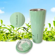 Termohrnek s brčkem - zelený