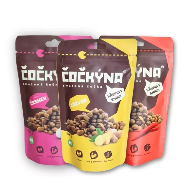 Čočkýna Křupavá Čočka BIO - Zázvor 100g