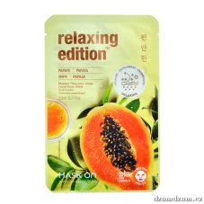 Obličejová maska regenerační Mask on - Relaxing edition (Papaya)