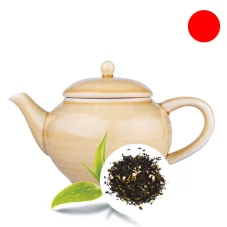 Pu erh med-zázvor - červený sypaný čaj