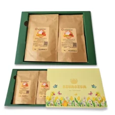 Dárkové balení čajů 6x50g - sypaný čaj - žlutý box