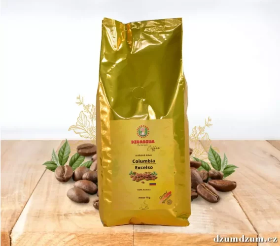 Zrnková káva Colombia Excelso - Balení: 1 Kg
