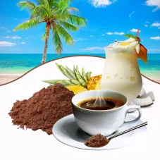 Rozpustná káva s příchutí Pinacolada