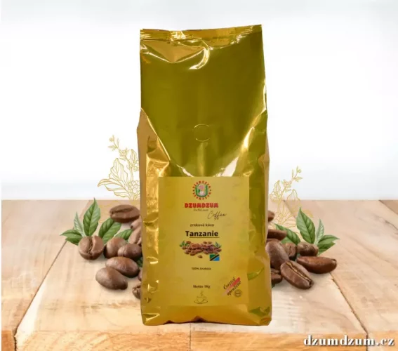 Zrnková káva Tanzania AA - Balení: 1 Kg