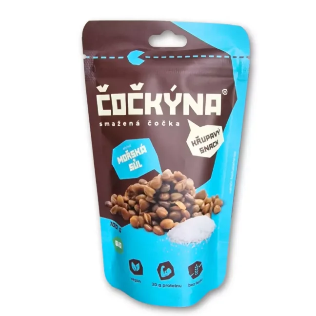 Čočkýna Křupavá Čočka BIO - Mořská sůl 100g