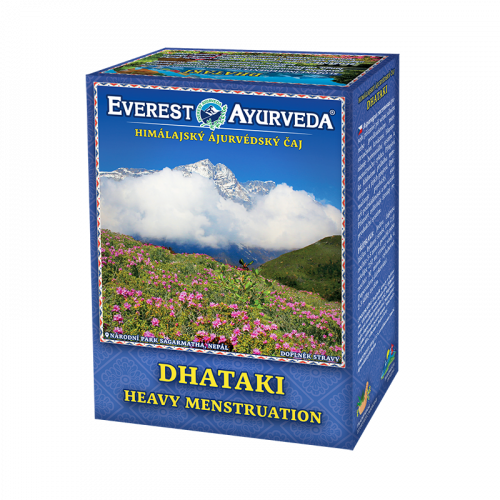 Himálajský ájurvédský čaj - DHATAKI - Při nadměrné menstruaci