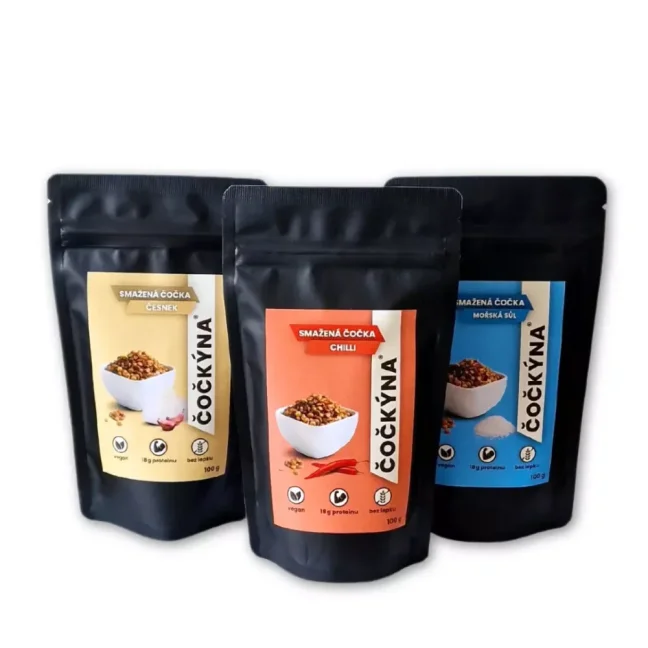 Smažená čočka - Česnek 100g - min. trvanlivost 20.9.2025