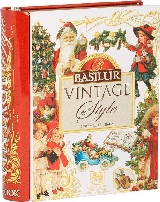 BASILUR - Book Vintage Pyramid malá 5x2g  min.trv. 20.8.2023