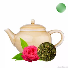 Sypaný čaj Růže - ochucený zelený