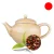 Pu erh jahoda-brusinka - červený sypaný čaj