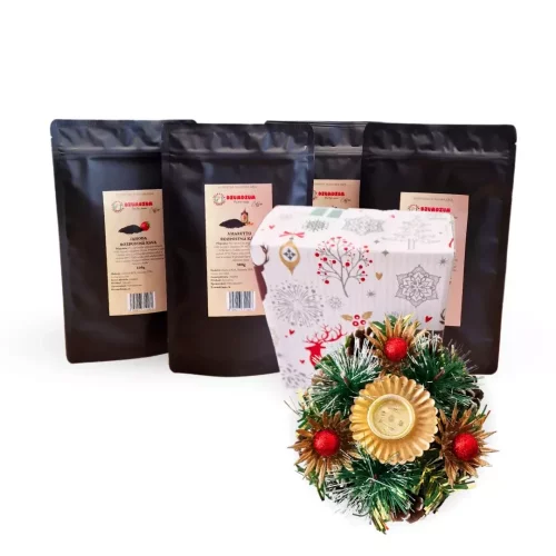 Degustační balíček kávy + vánoční svícen
