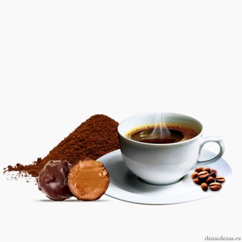 Belgické pralinky - mletá káva