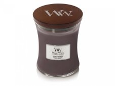 WoodWick Sueded Sandalwood váza střední